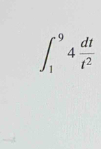 ∈t _1^(94frac dt)t^2