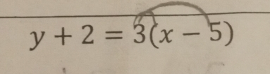 y+2=3(x-5)