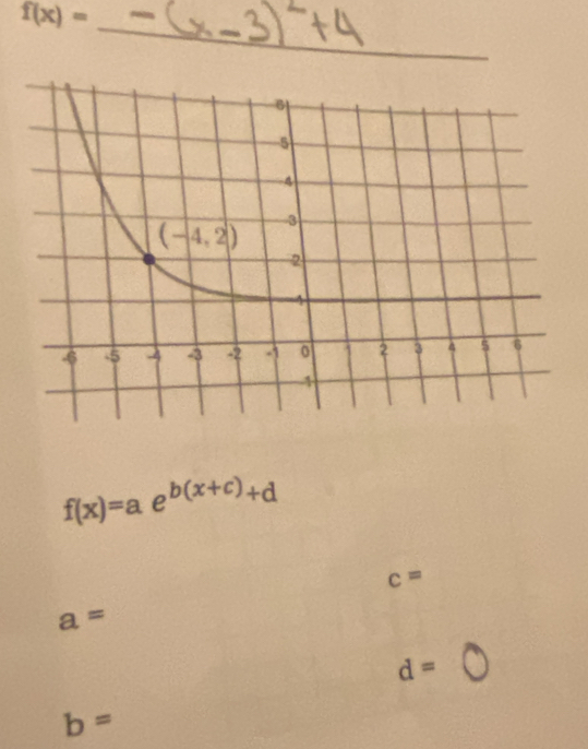 f(x)=
_
f(x)=ae^(b(x+c))+d
c=
a=
d=
b=