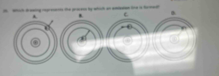 Wh dreaing represents the pracess by which an emieton tihe is formed? 
A 
B. 
C
Bc