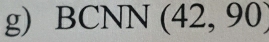 B( ^ NN (42,90)