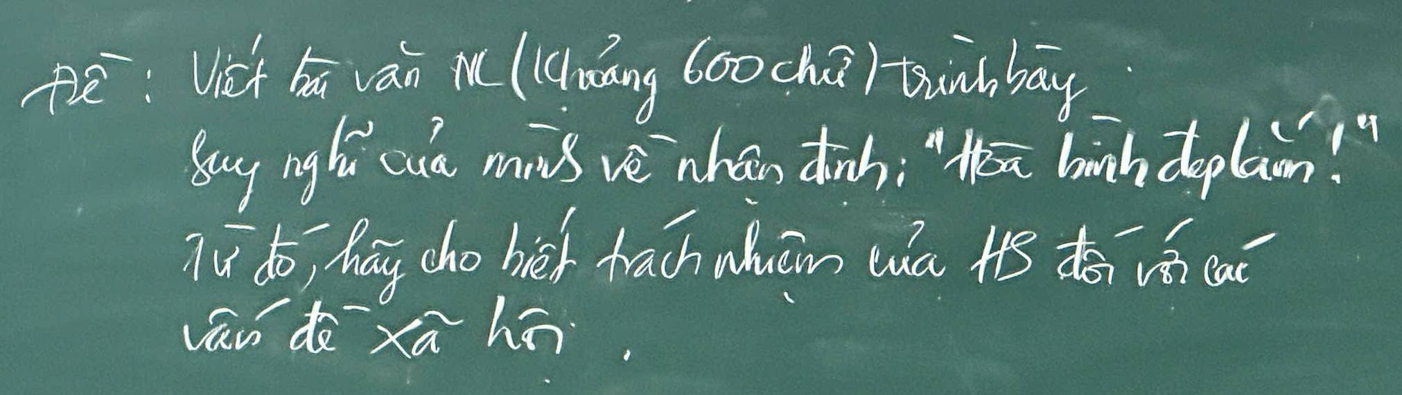 tē:Vich bā ván m (cuāng (oocha)tibay 
guy nghi cua mis vè nhán dih; " bighdplain? 
Tu do, hay cho bief trach whām wua 4ǒiā cat 
ván dà xā hú