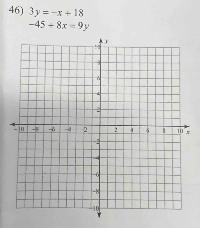 3y=-x+18
-45+8x=9y