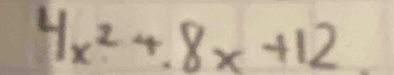 4x^2+8x+12