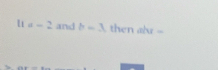 a-2 and b-3 then alv -