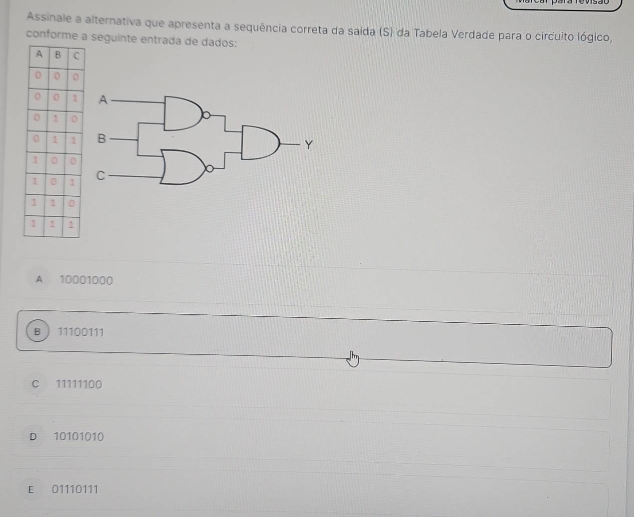 Resolvido:Assinale a alternativa que apresenta a sequência correta da ...