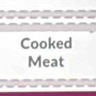 Cooked 
Meat