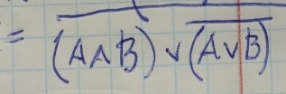 =vector (Awedge B)sqrt((Avee B))