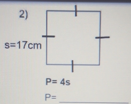 P=4s
P= _