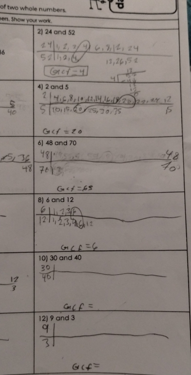 a 
of two whole numbers. 
ers. Sh
6