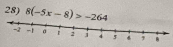 8(-5x-8)>-264