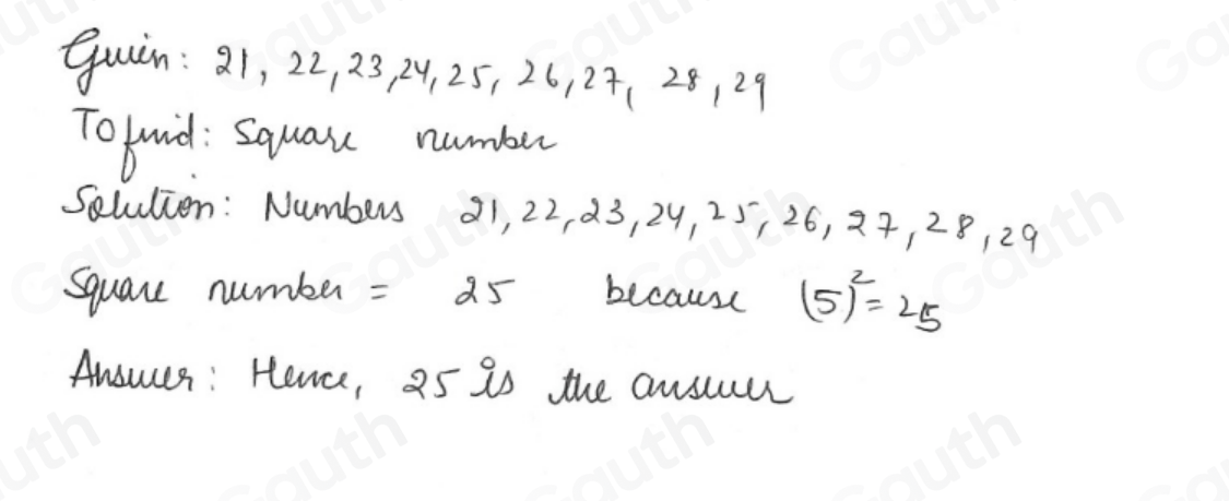 Solved: Here is a list of numbers. 21 22 23 24 25 26 27 28 29 From the ...