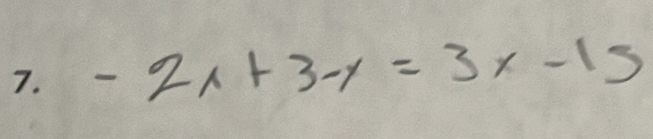 -2x+3-y=3x-15