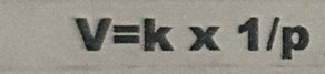 V=k* 1/p