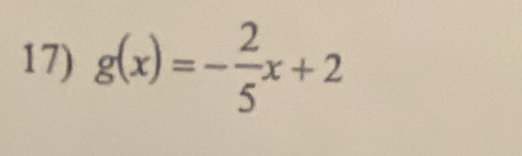 g(x)=- 2/5 x+2