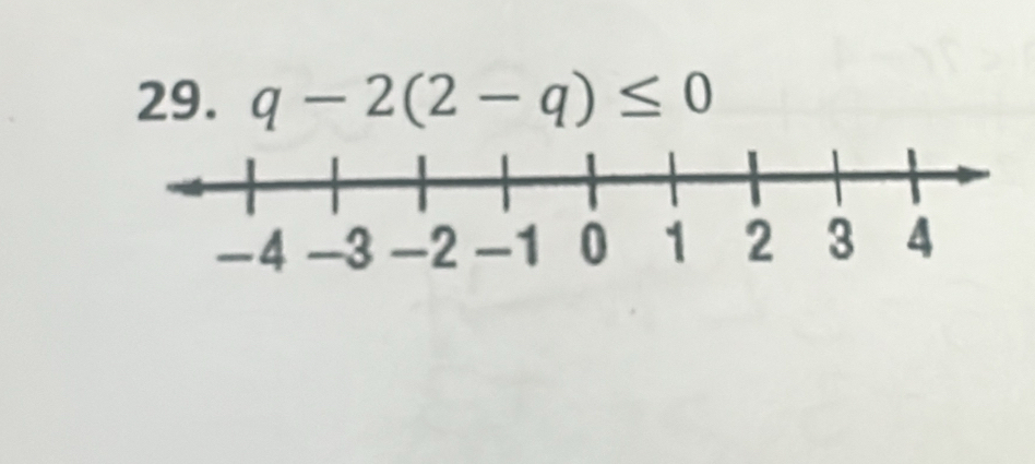 q-2(2-q)≤ 0