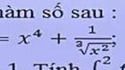 àm số sau :
=x^4+ 1/sqrt[3](x^2) ; 
1 C^2