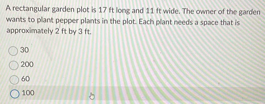 Solved: A rectangular garden plot is 17 ft long and 11 ft wide. The ...