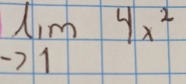 limlimits _to 14x^2