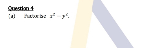 Factorise x^2-y^2.