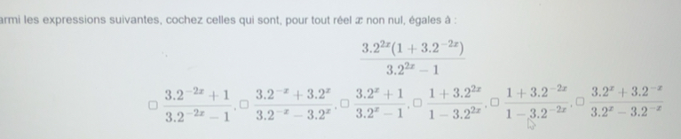 Résolu :armi les expressions suivantes, cochez celles qui sont, pour ...