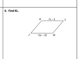 Find KL.