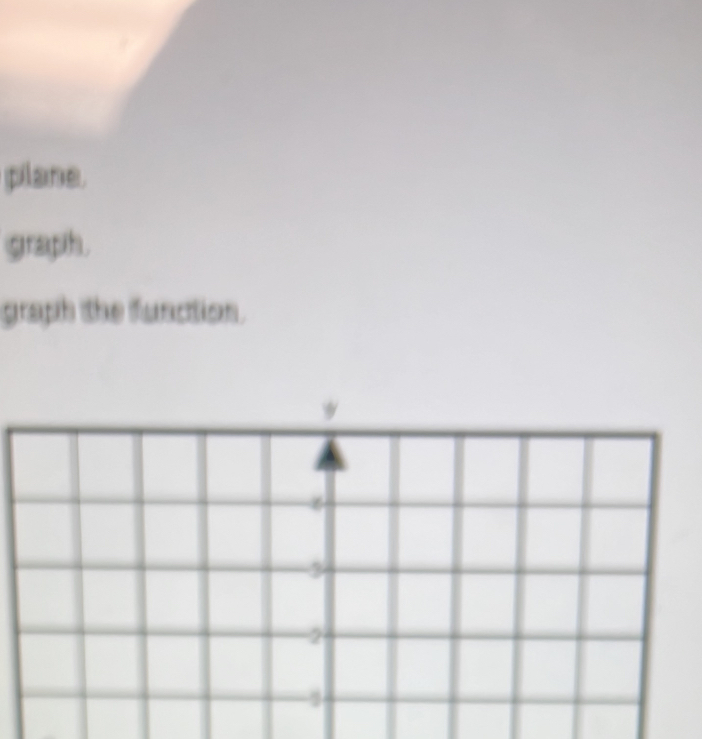 plane. 
graph. 
graph the function.