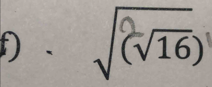 )
√√16)