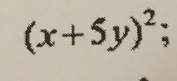 (x+5y)^2;