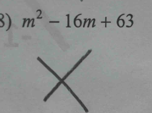 m^2-16m+63