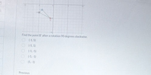 (-1,5)
(-5,1)
(-1,-5)
(-5,-1)
(5,-1)
Previous