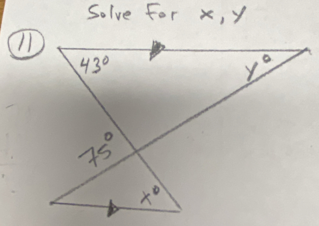 Solve For x, y
71