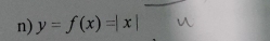 y=f(x)=|x|