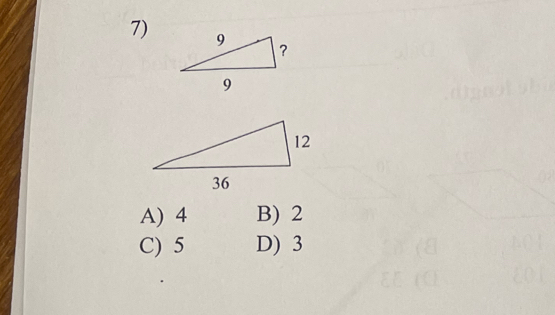 A) 4 B) 2
C) 5 D) 3