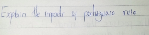 Explin Me impads of paraguase rulo.