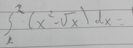 ∈t _k^(2(x^2)-sqrt(x))dx=