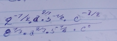  (q^(-7/2)· d^(2/3)· c^(-7/2))/8^(7/3)· d^(2/7)· 5^(-7/6)· c^0 