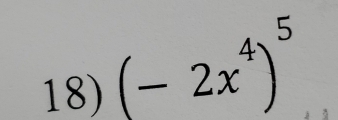 (-2x^4)^5