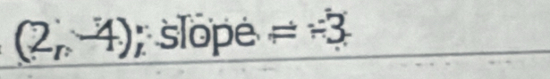 (2_n-4); slope =-3