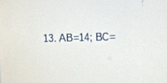 AB=14; BC=