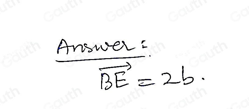 Solved: vector OA=5a vector OB=2b C is the point on OA such that OC:CA ...