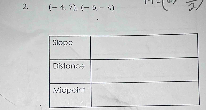 (-4,7), (-6,-4)