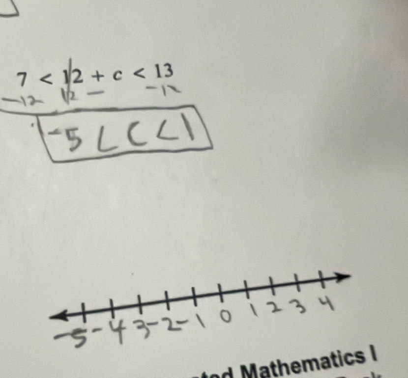 7<12+c<13</tex> 
nd Mathematic
