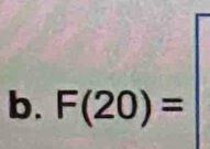 F(20)=