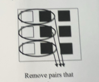 Remove pairs that