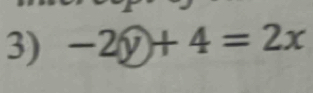 -2y+4=2x