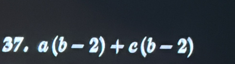 a(b-2)+c(b-2)