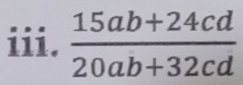  (15ab+24cd)/20ab+32cd 