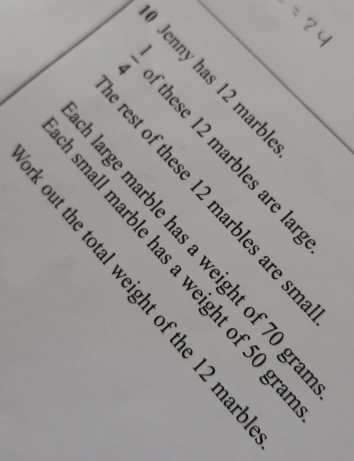 Jenny has 12 marb
A|=