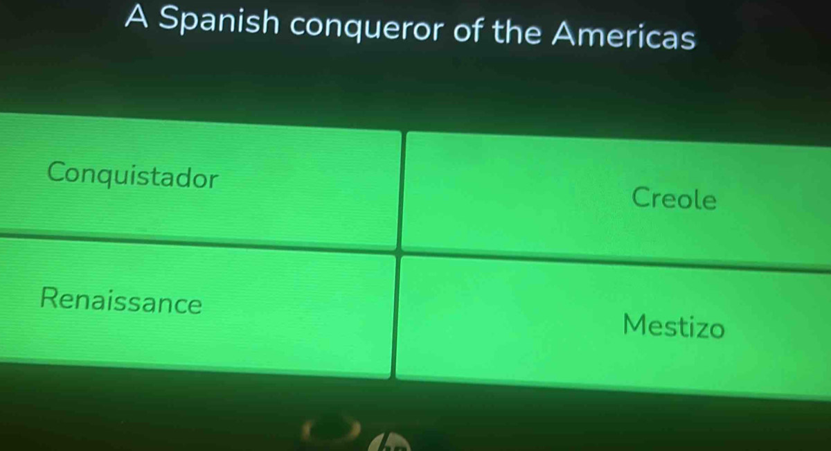 A Spanish conqueror of the Americas